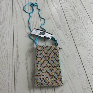 BAMBOO Multicolor Woven Crossbody Bag